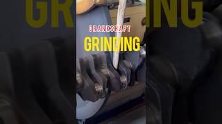 Grinding the Crankshaft Rod journals shorts how grinding crankshaft best youtube video car [upl. by Abelard]