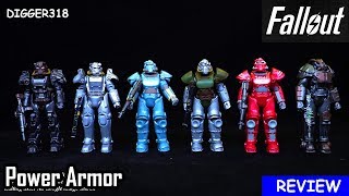 Fallout Mega Merge Series 2 Power Armor Toy Review 4K [upl. by Aissej]