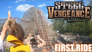 Steel Vengeance Cedar Point POV First Time Riding [upl. by Gayle]