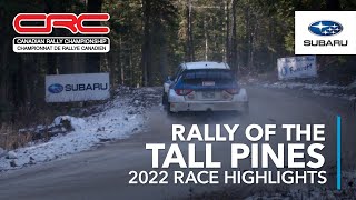 2022 Rally of the Tall Pines  Race Highlights  Canadian Rally Championship CRC [upl. by Lougheed]