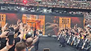 Better Than You Bay Bay MJF amp Adam Cole Entrance AEW All In Wembley 2023 [upl. by Moitoso]