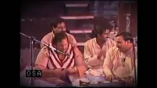 Ustad Nusrat Fateh Ali Khan Qawwal  Mere Mann Ki Lagan ALI MOLA AS  Birmingham 1983 [upl. by Meraree930]