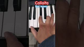 Callaita pianotutorial music bad bunny [upl. by Thgirw]