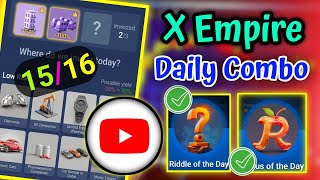 x empire daily combo । x empire daily combo today । x empire nft buy sell [upl. by Blandina]