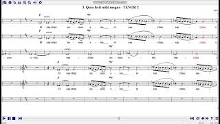 3 Quia fecit Rutter Magnificat SATB Tenor 2 [upl. by Theobald]