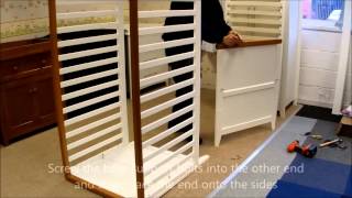 How to build a Mothercare Summer Oak Cot [upl. by Nurat]