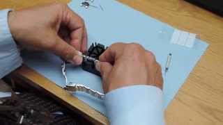 How to adjust the metal bracelet on a wristwatch Links with Screws [upl. by Eltsryk769]