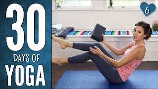 Day 6  SIX PACK ABS  30 Days of Yoga [upl. by Akenn605]