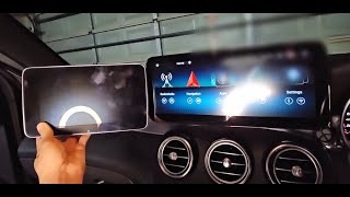 How to install an Android Screen in a Mercedes Benz GLC X253 for CarPlay Android Auto [upl. by Sorgalim183]