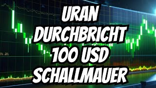 Uran durchbricht 100 USD Schallmauer  Cameco Uranium Energy Kazatomprom Aktie [upl. by Nomled]