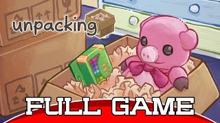 UNPACKING Gameplay Walkthrough FULL GAME  No Commentary [upl. by Saenihp]