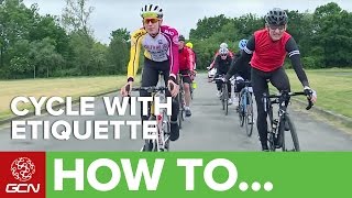 Guide To Sportive Etiquette  Ridesmart [upl. by Nywde80]