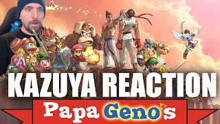 Kazuya Reveal Tekken in Smash REACTION  PapaGenos [upl. by Etnud183]