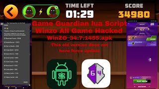 Winzo All Game Hacked  Game Guardian Lua Script  WinzoScripter [upl. by Greenburg]