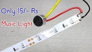 Make Led Strip Music Light Sound Detector [upl. by Sirrap]