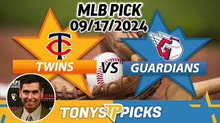 Minnesota Twins vs Cleveland Guardians Pick 91724 MLB Predictions [upl. by Jac]