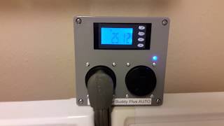 Dryer Buddy Plus AUTO with kWh meter Demo for Level 2 EV charging stations  240v outlet splitter [upl. by Mehsah225]