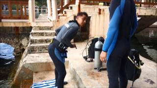 scuba diving El Nido palawan Philippines lagen island resort [upl. by Seuqram]