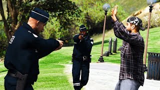 GTALSPDFR COURSE POURSUITE DANS UN CIMETIÈRE  POLICE NATIONALE 233 [upl. by Lessirg]