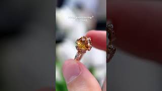 Popular design citrine gemstone ring gemstone jewelry ring diamond citrine [upl. by Letta729]