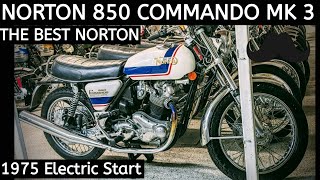 The Fastest Norton 850 Commando Mark 3 Electric Start [upl. by Neelhtac]