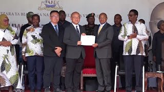 Chinese pharmaceutical energy firms support Tanzanias Zanzibar industrialization drive [upl. by Capone200]