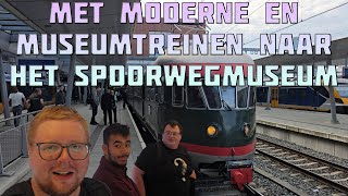 Lekker met de trein naar het spoorwegmuseum in Utrecht [upl. by Nodnas]