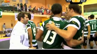 Andebol  Sporting  33 x Porto  32 de 20132014  Supertaça [upl. by Griffy]