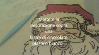 COME DISEGNARE E COLORARE CON IL CIOCCOLATO PER CREARE DECORAZIONI PER TORTE [upl. by Siramaj]