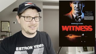 WITNESS 1985 Arrow 4K Bluray Review [upl. by Haida546]