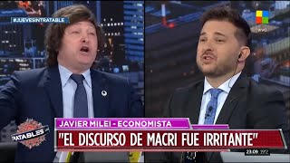 quotBrancatelli está mintiendoquot Javier Milei en Intratables 051219 [upl. by Emilia]