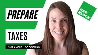 HampR Block Income Tax Preparation Classes Free [upl. by Martina473]