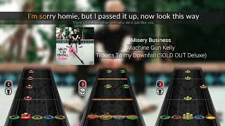 Machine Gun Kelly  Misery Business Clone Hero [upl. by Blanchette715]