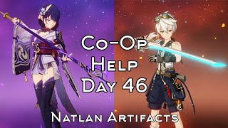 Coop Natlan Artifact Domain Level 90 genshinimpact [upl. by Nonnel]