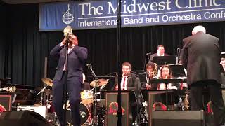 Jim Widner Director UMSL Jazz Ensemble Caravan with Gregg Bissonette and Terell Stafford [upl. by Tapes]