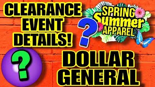 MORE DETAILS DOLLAR GENERAL CLEARANCE EVENT [upl. by Notsgnik]