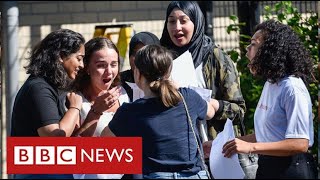 Row over “unfair” school exam results brewing across UK  BBC News [upl. by Eyatnod]