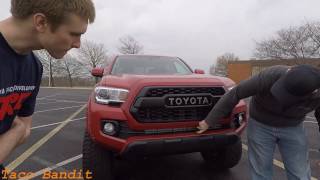 Custom 2016 SR5 Tacoma with 4quot Rough Country Lift  Review [upl. by Eidob169]