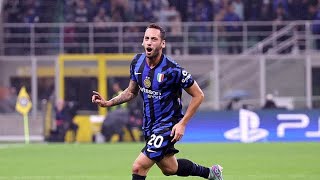 Hakan Çalhanoğlu müthiş gol attı Krunic saç baş yoldurttu InterKızılyıldız [upl. by Pfaff]