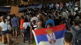 Blokada železnicke stanice Beograd [upl. by Aihseken]