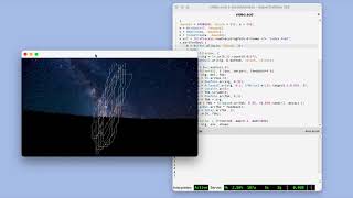 playing videos in supercollider WebView [upl. by Yttap]