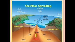 What is Sea floor spreadingProcess of Sea floor spreadingPlate tectonics [upl. by Elia]