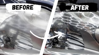 Headlight restoration and protection made simple in 10 minutes with IGL Coatings [upl. by Ettenawtna]