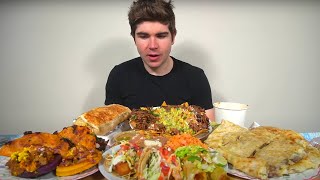 AUTHENTIC MEXICAN FOOD MUKBANG • Birria Tacos Nachos Burritos Quesadilla Elote Taquitos [upl. by Ricky]