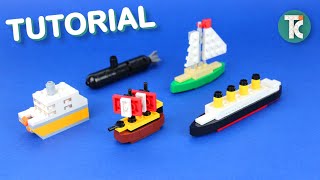 LEGO MINI VEHICLES Part 4 Tutorial [upl. by Mariel]