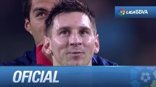 Homenaje a Messi en el videomarcador del Camp Nou [upl. by Alis605]