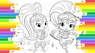 Shimmer and Shine Colouring [upl. by Fleurette]