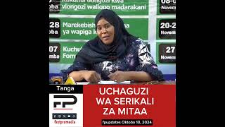 UCHAGUZI WA SERIKALI ZA MITAA [upl. by Siravat]