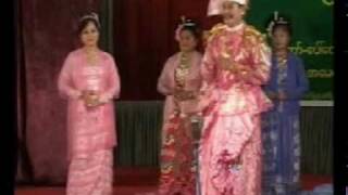 Myanmar Dance လူရႊင္ေတာ္ကိုေမာ႔ [upl. by Lanrev]