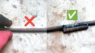 Rod iron welding 3 tricks and how to connect a strong rod iron not everyone knowswelding iron [upl. by Eremahs]